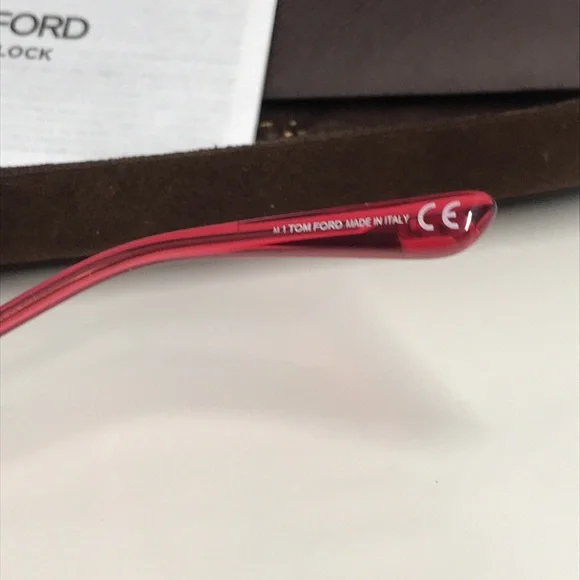 Gucci Red and Black Women's Glasses TF5704-B 066
